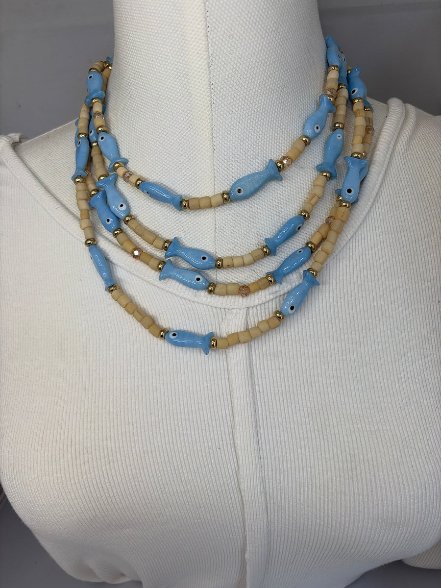 4 Fish Necklace