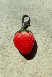 Resin Strawberry Charm Large Robin Boutique