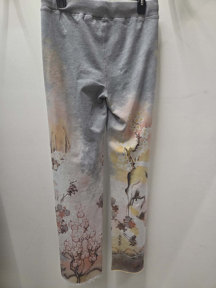 Zen Pant in Crane Print by Paparazzi Robin Boutique