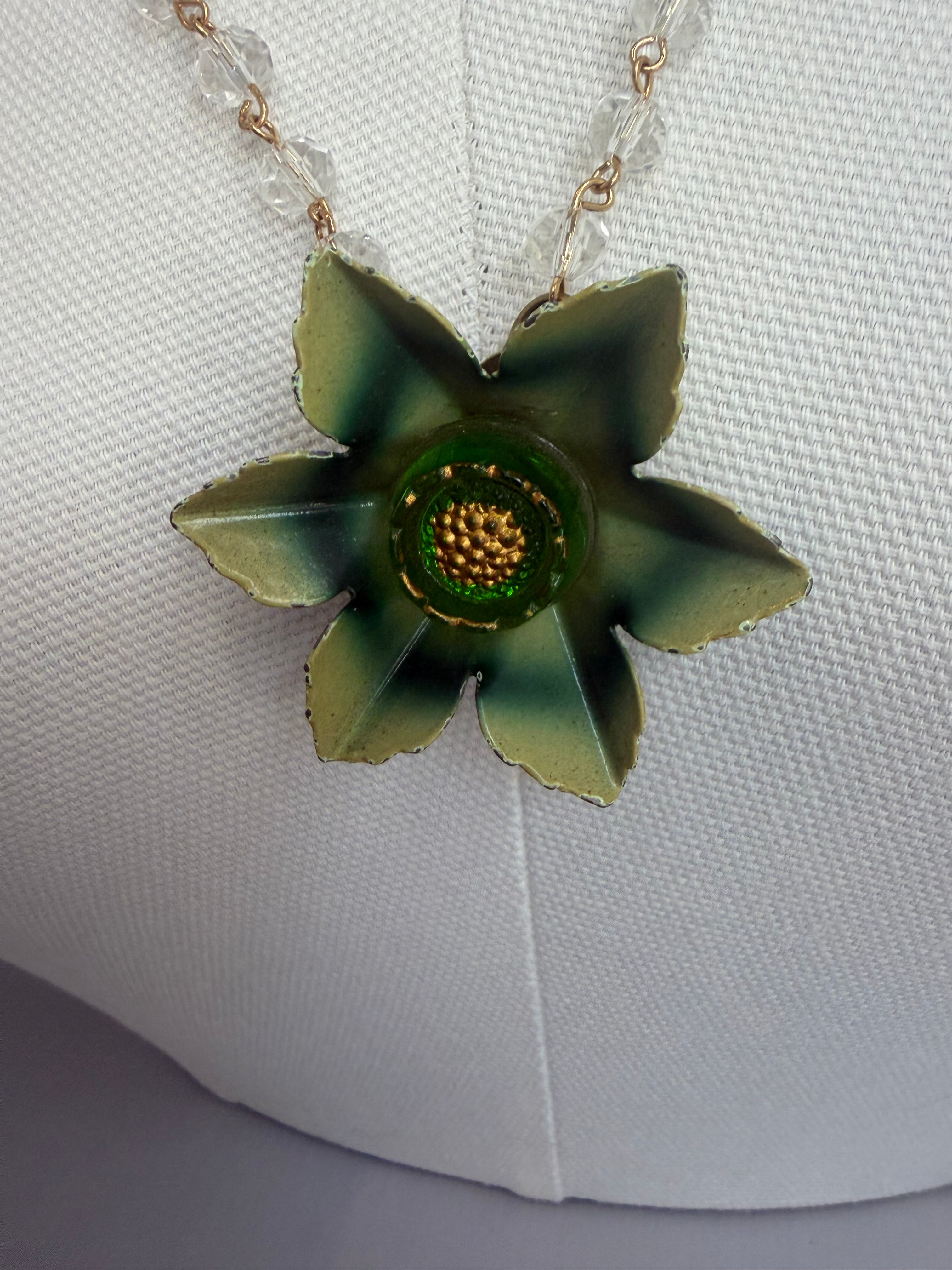 Emerald Garden Vintage Revival Necklace by Gina