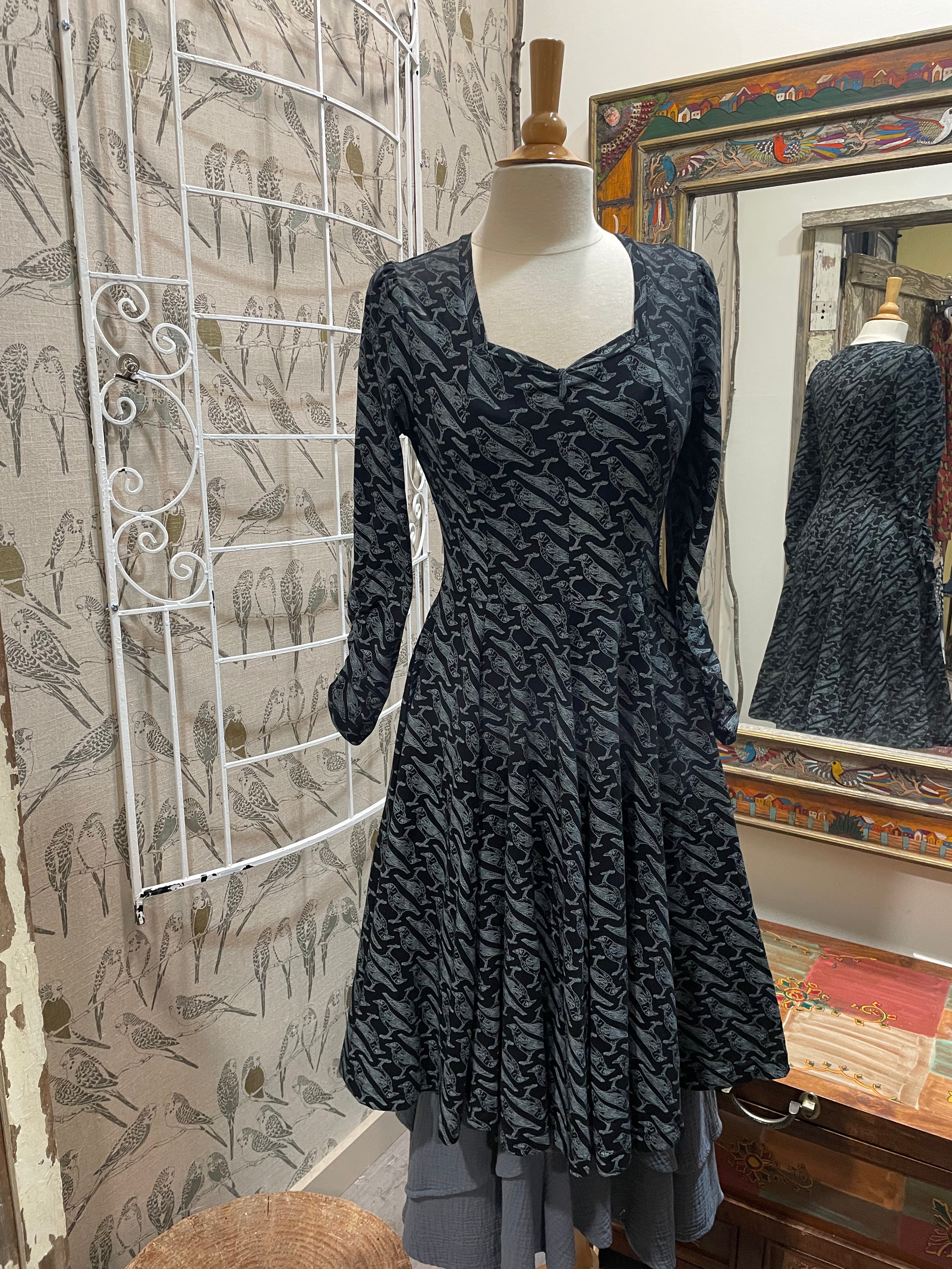 Margot Dress in Poe Print by Effie's Heart - Robin Boutique-Boutique 