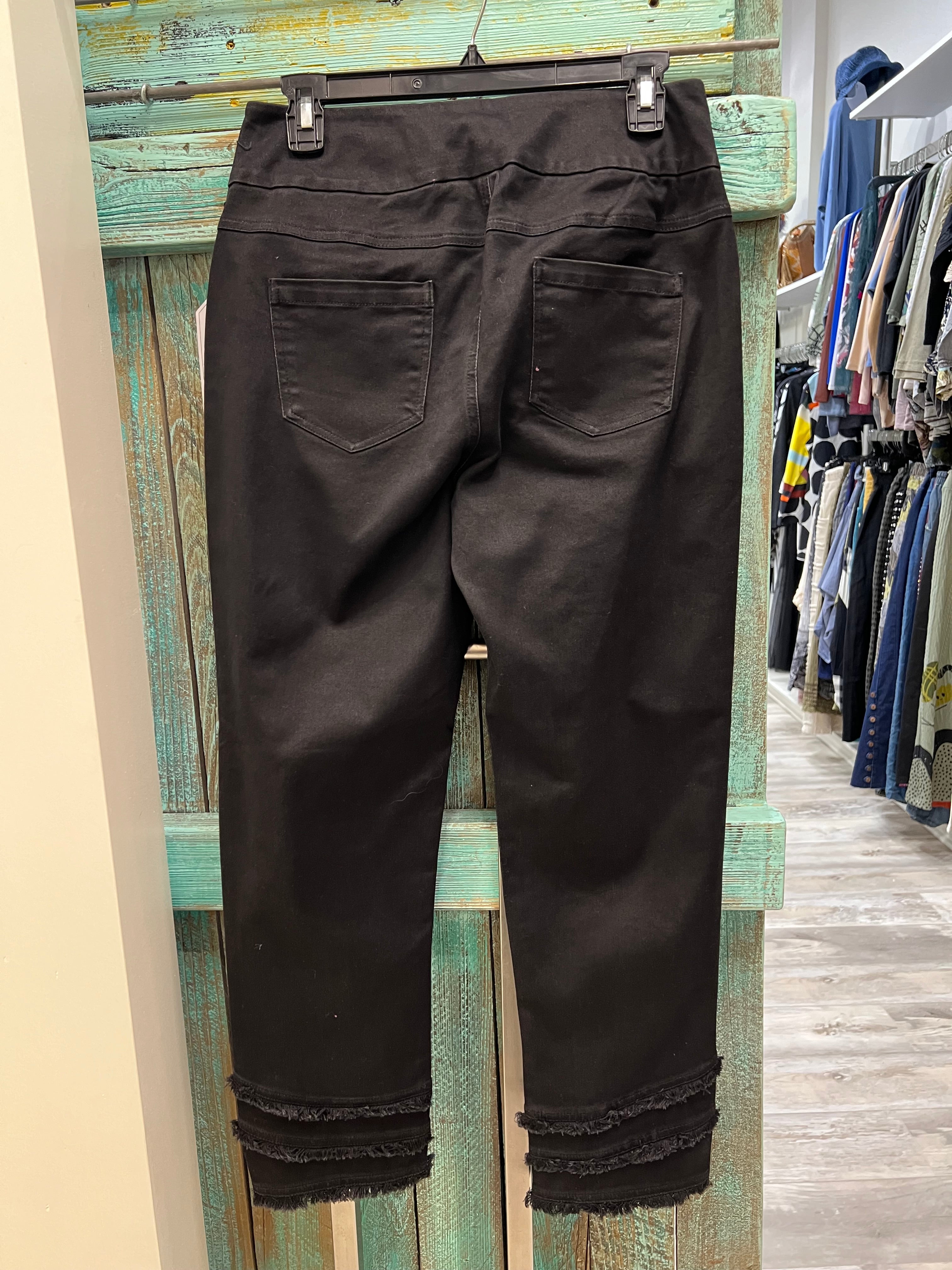 Fringe Ankle Jeans by LuLu-B