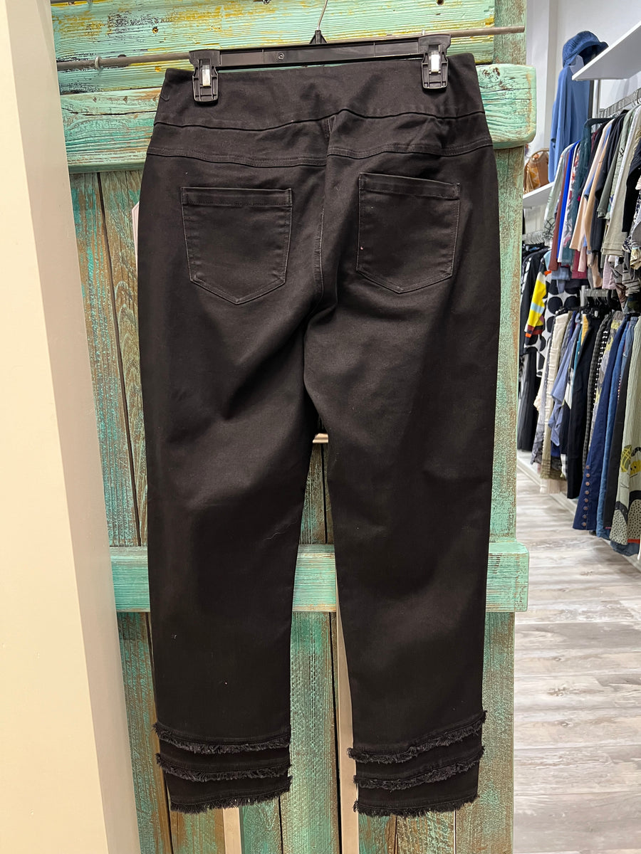 Fringe Ankle Jeans by LuLu-B