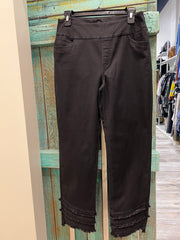 Fringe Ankle Jeans by LuLu-B