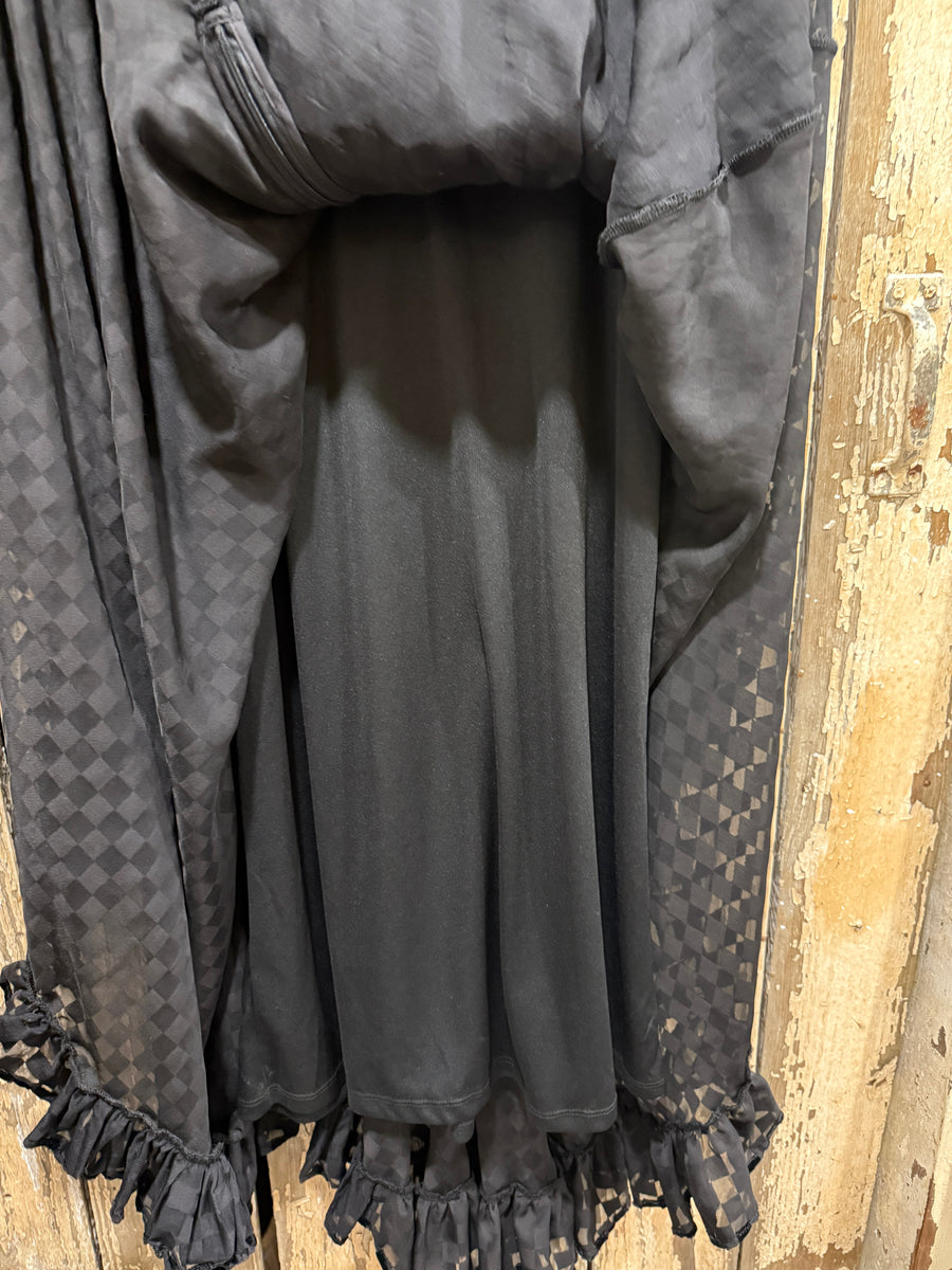 St Geraldine Checkered Velvet Dress