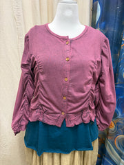 Ruched Romance Cardigan by The Paper Lace