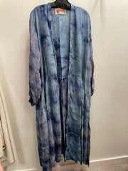 Crepe Sari Evermore Kimono #204 by Kantha Bae