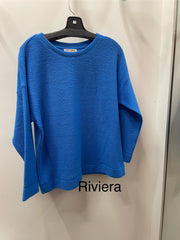 Cool Breeze Sundown Loopy Terry Pullover by Escape