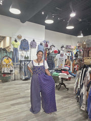 Additional view of Pareo Kantha Crossroad Overalls #216 by Kantha Bae from Robin Boutique.