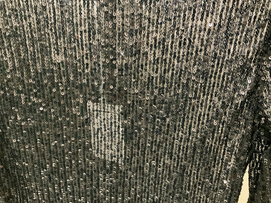 Sequined Long Sleeve Top by Adore