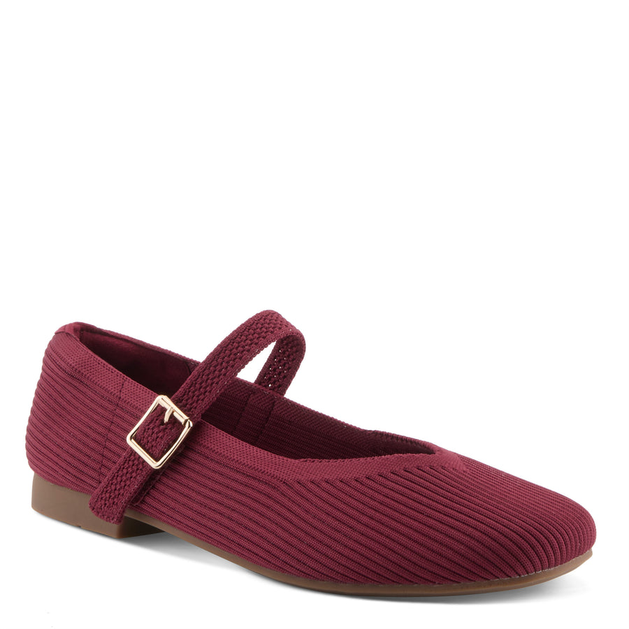 Patrizia Emarithe Shoes in bordeaux front view - Robin Boutique