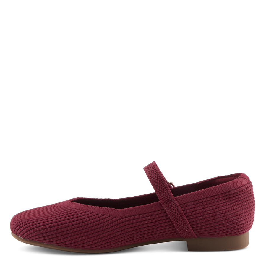 Patrizia Emarithe Shoes in bordeaux side view - Robin Boutique