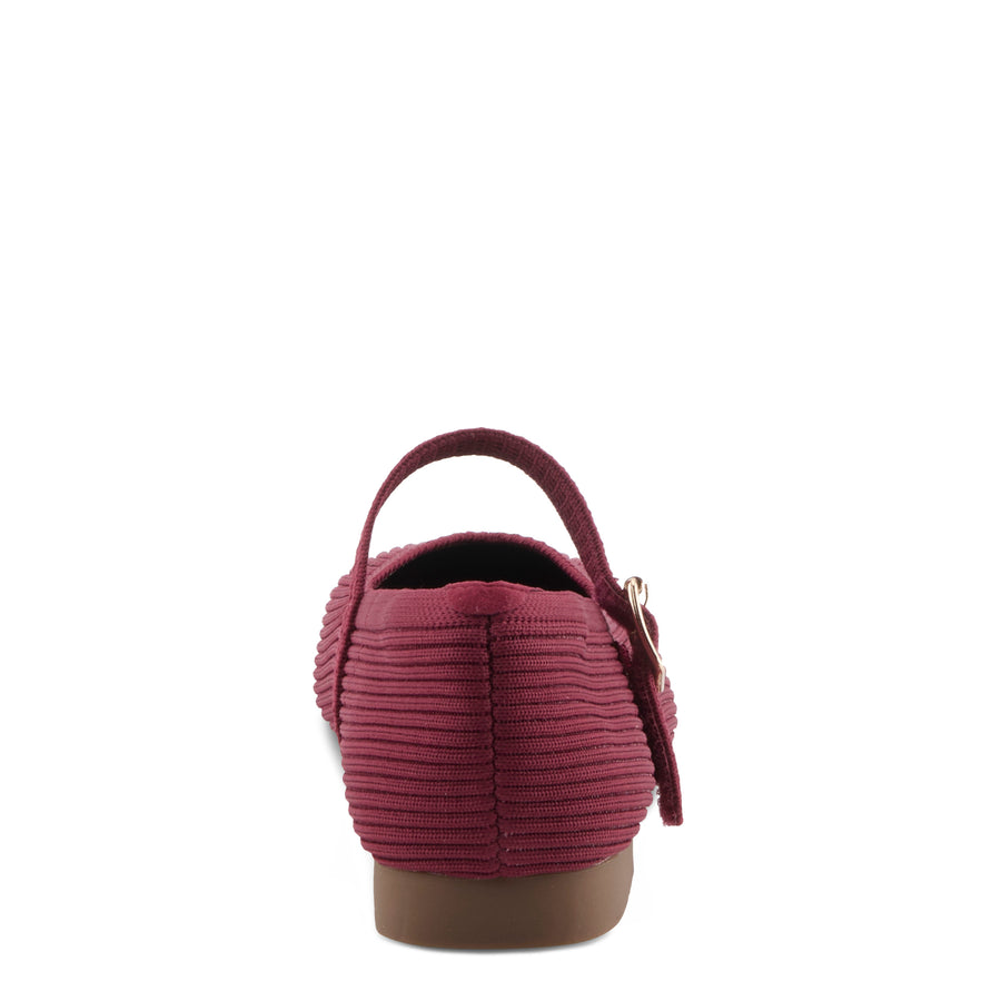 Patrizia Emarithe Shoes in bordeaux back view - Robin Boutique