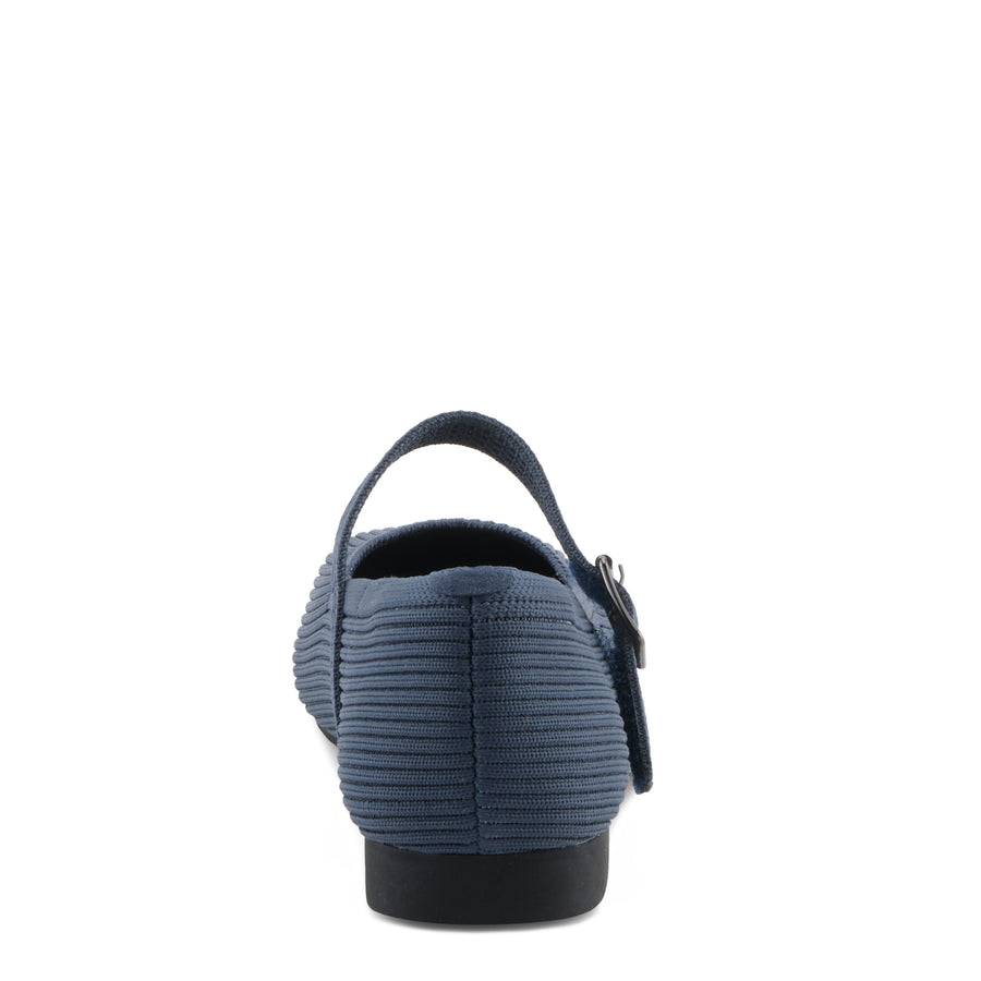 Patrizia Emarithe Shoes in Navy back view - Robin Boutique