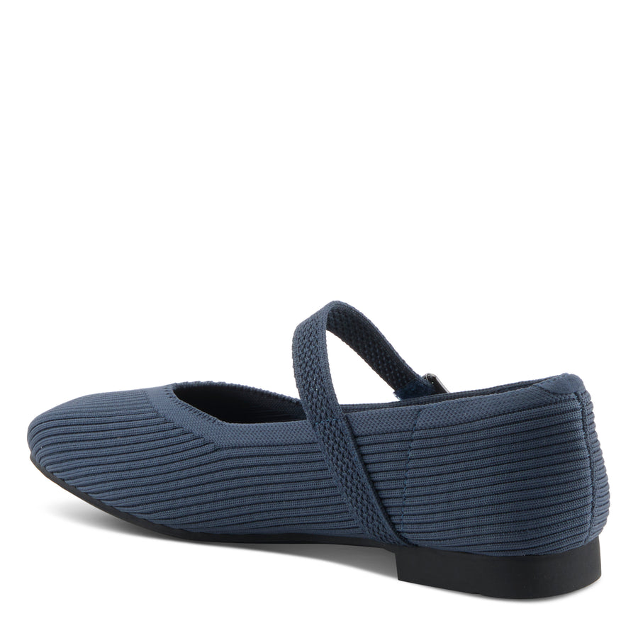 Patrizia Emarithe Shoes in Navy back side view - Robin Boutique