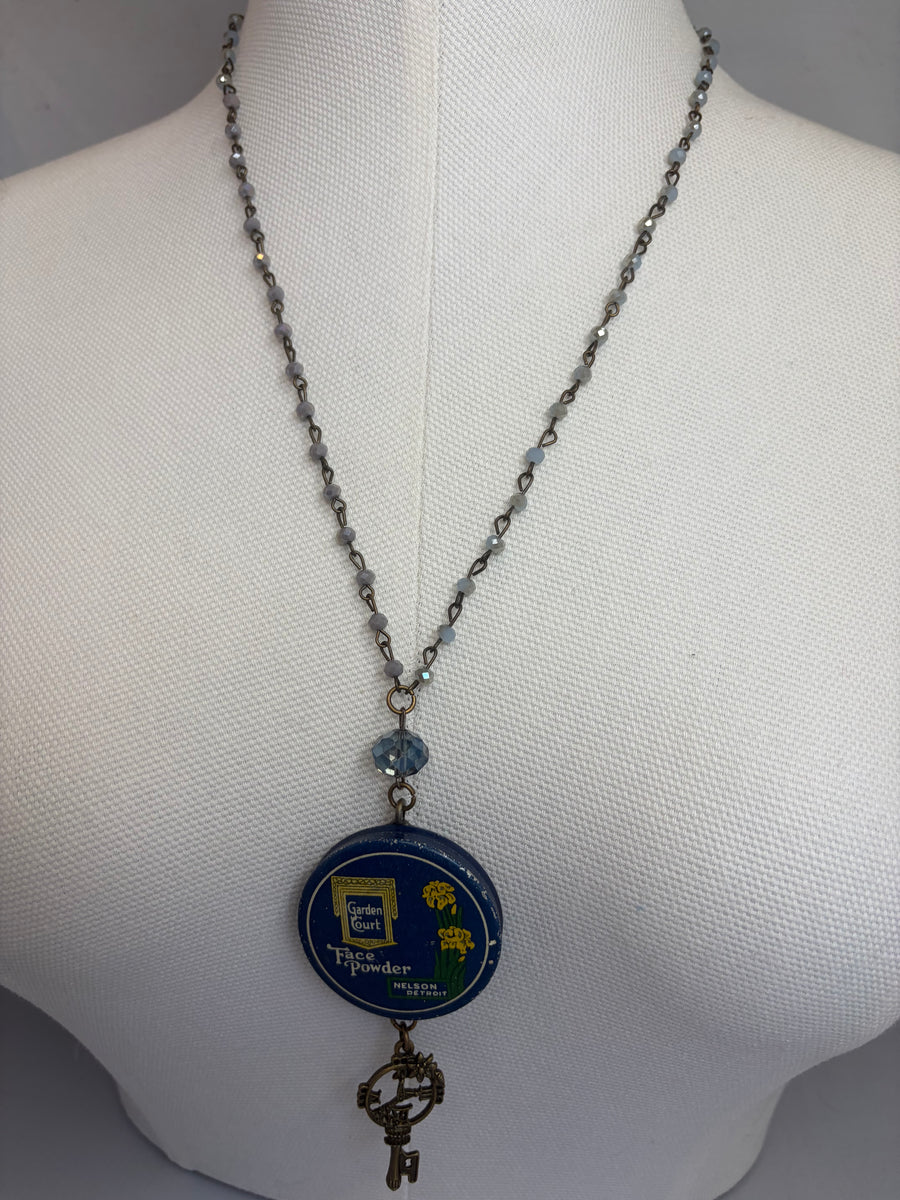 Face Powder Tin Necklace by Gina