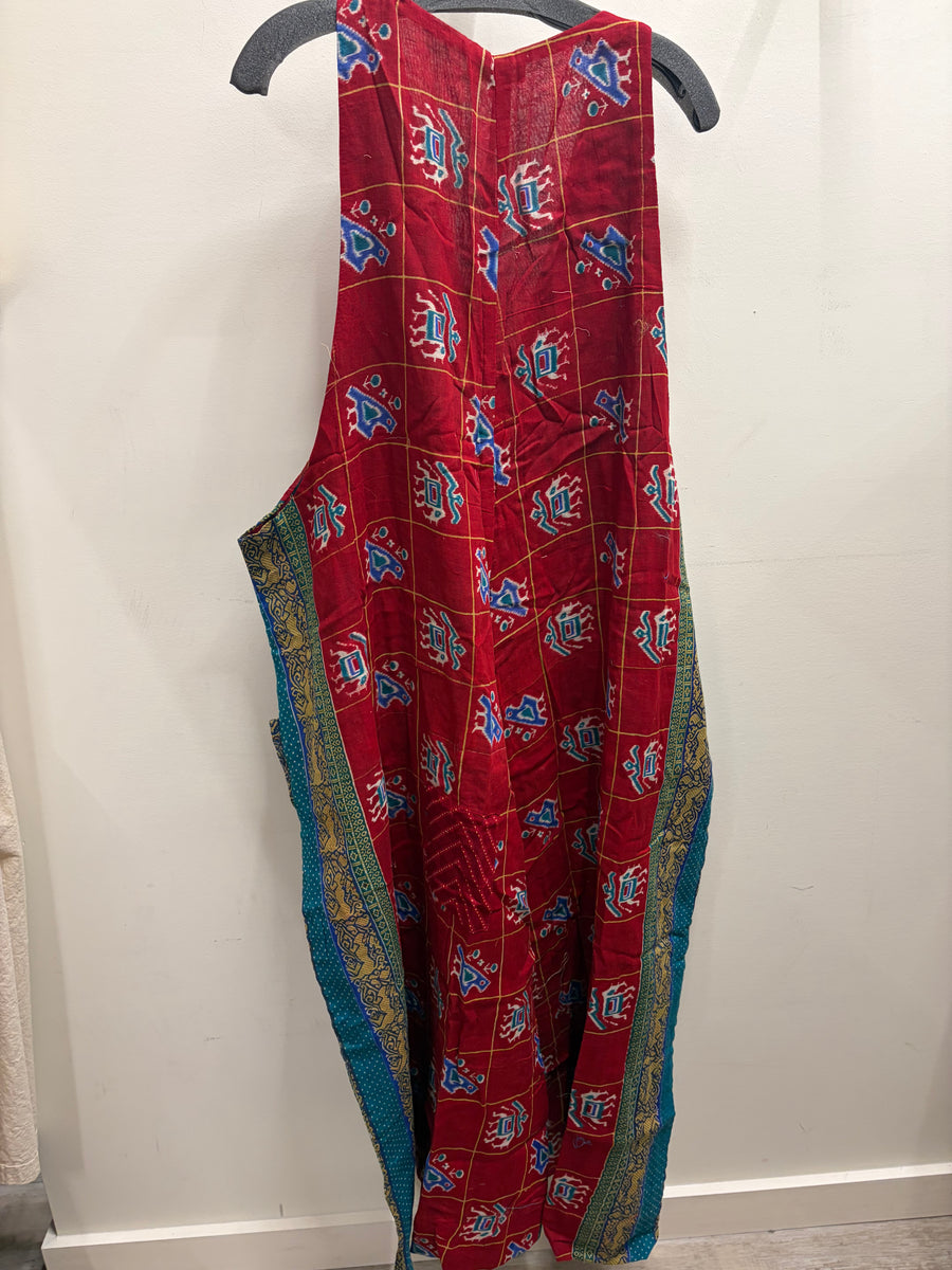 Duality Sari Harmony Wide Leg Jumpsuit #1036 by Kantha Bae