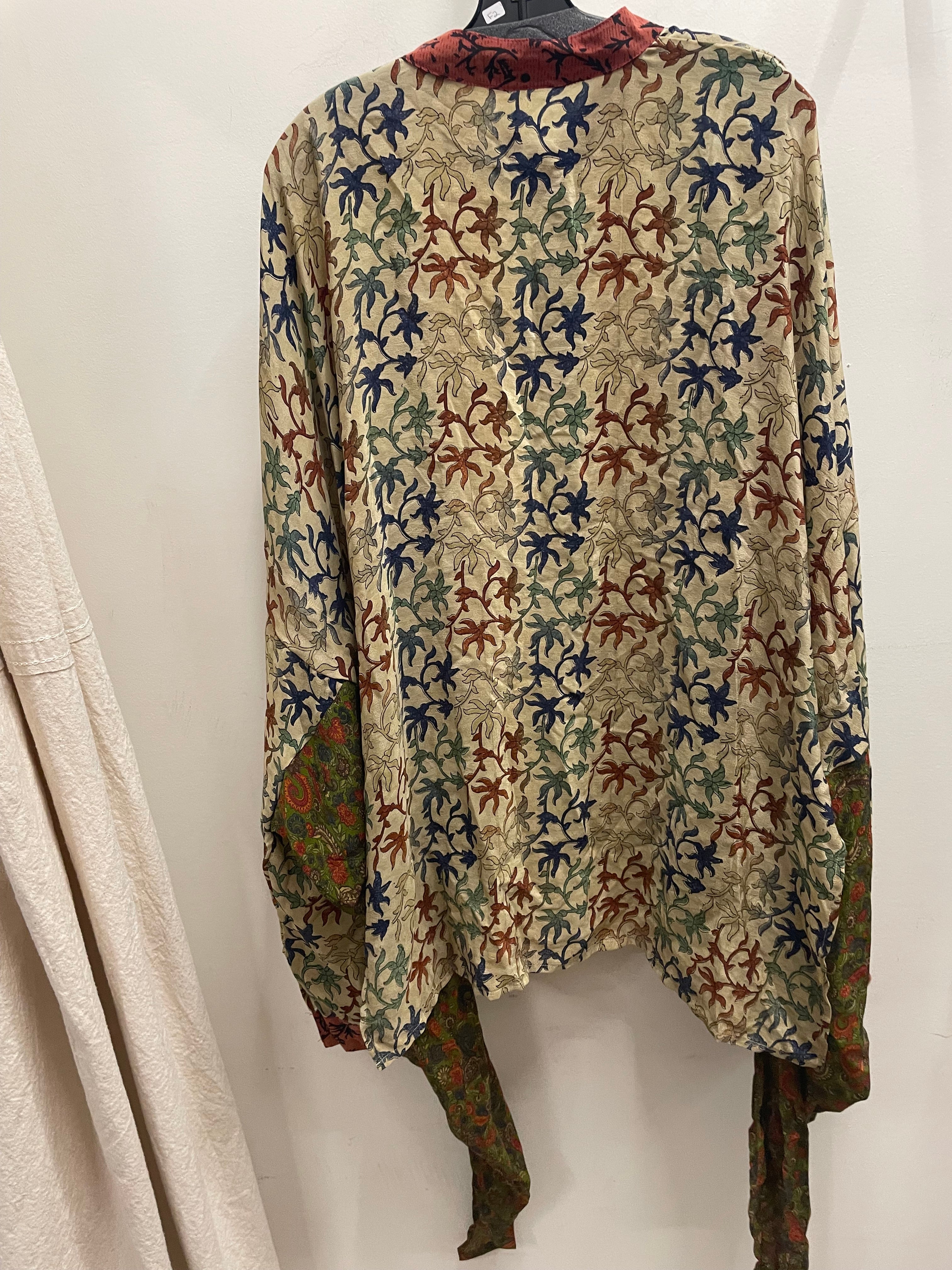 Nirvana Button Down Tunic #601 by Kantha Bae