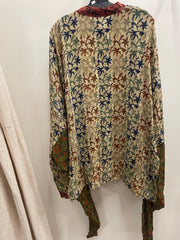 Nirvana Button Down Tunic #601 by Kantha Bae