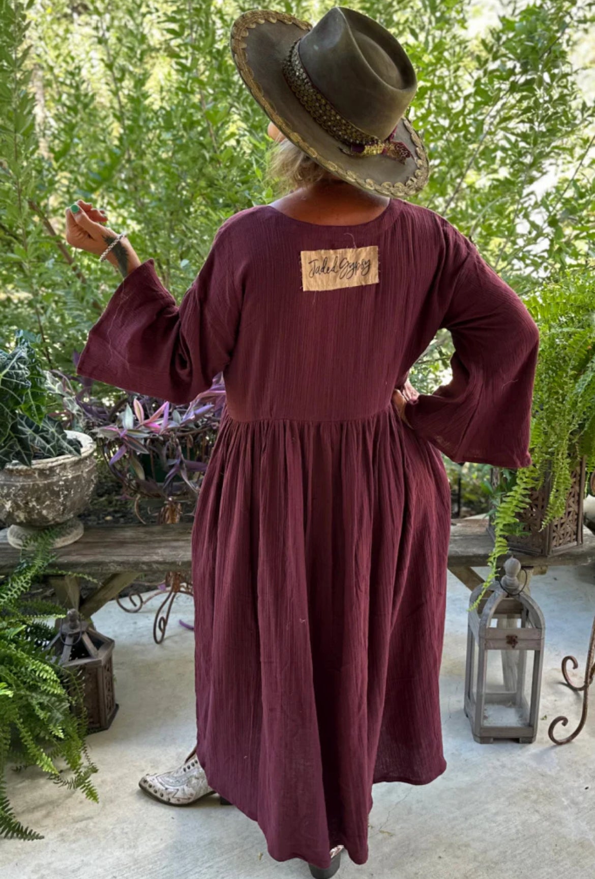 Breezy Afternoon Dress in Plum by Jaded Gypsy