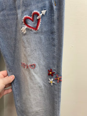 Eva Love Letters Jean by Driftwood Robin Boutique