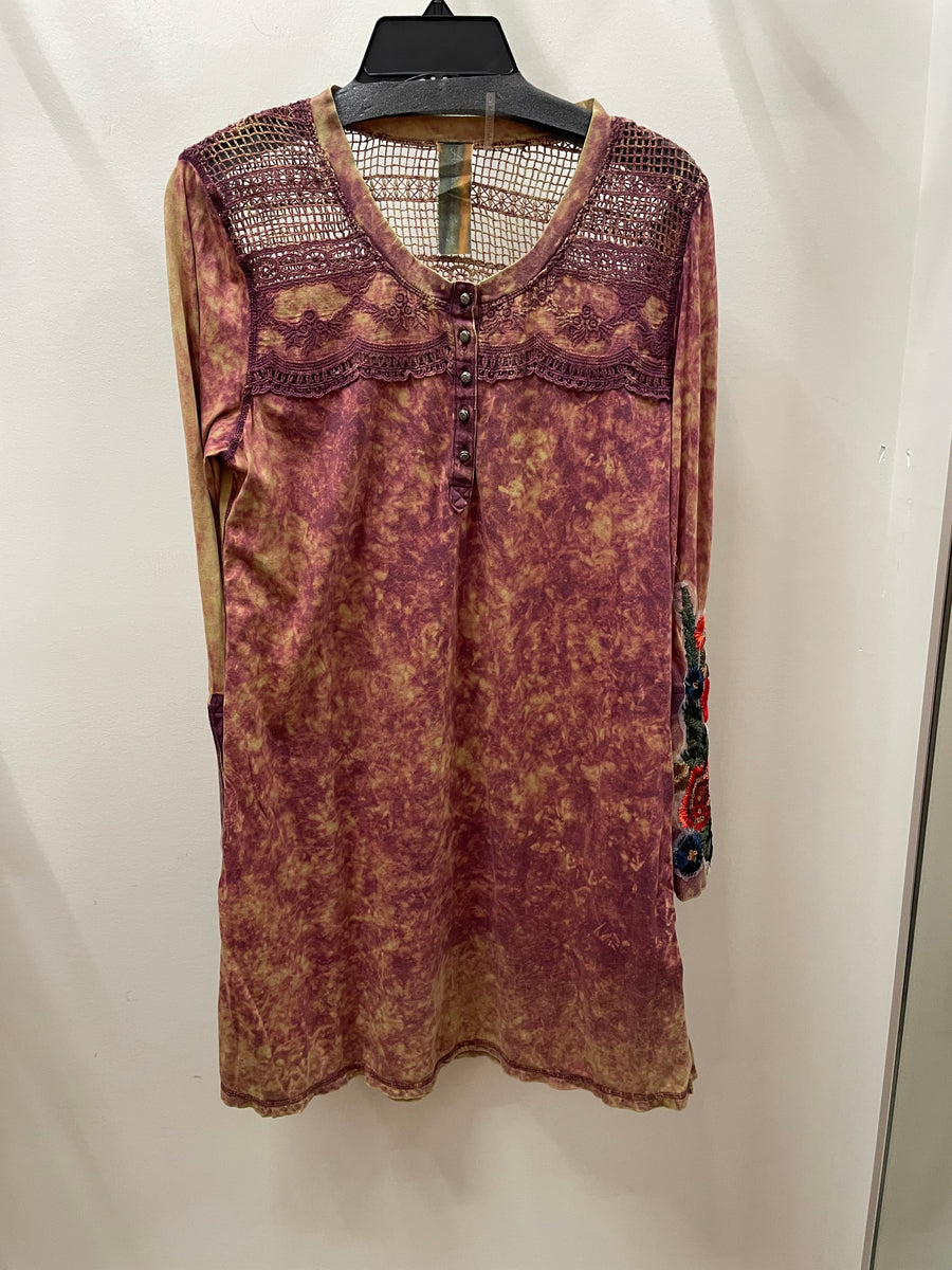 Under The Moon Light Tunic by Aratta