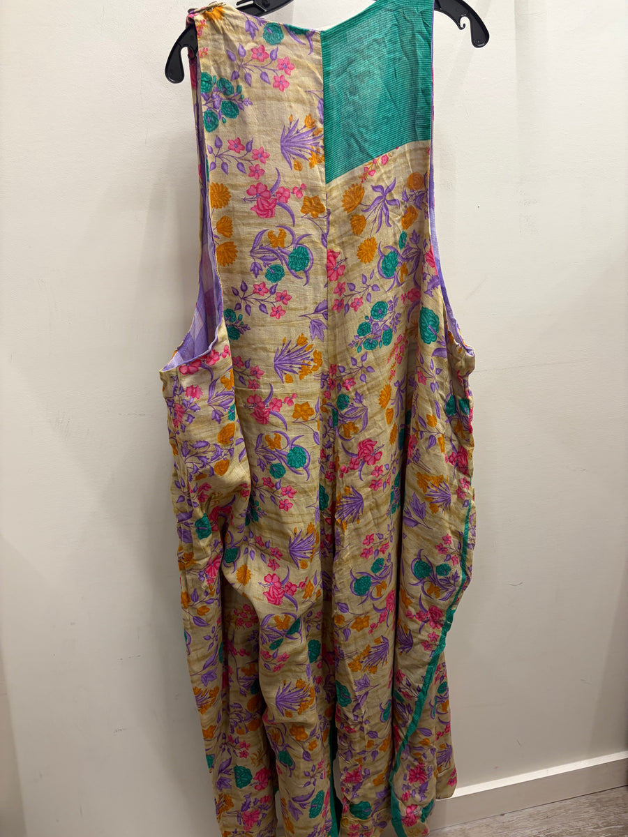 Duality Sari Harmony Wide Leg Jumpsuit #1037 by Kantha Bae