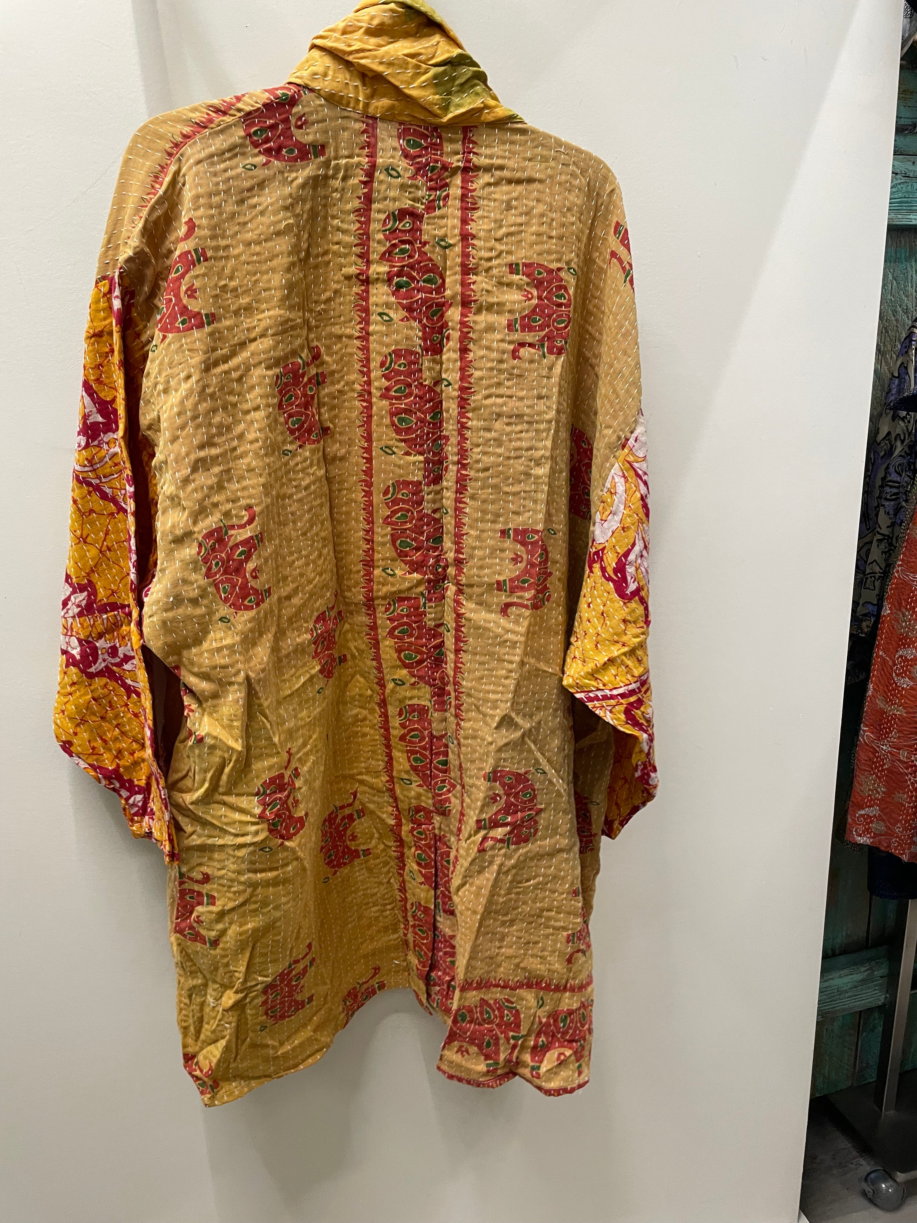 Additional view of Kantha Blazer #08 by Kantha Bae from Robin Boutique.