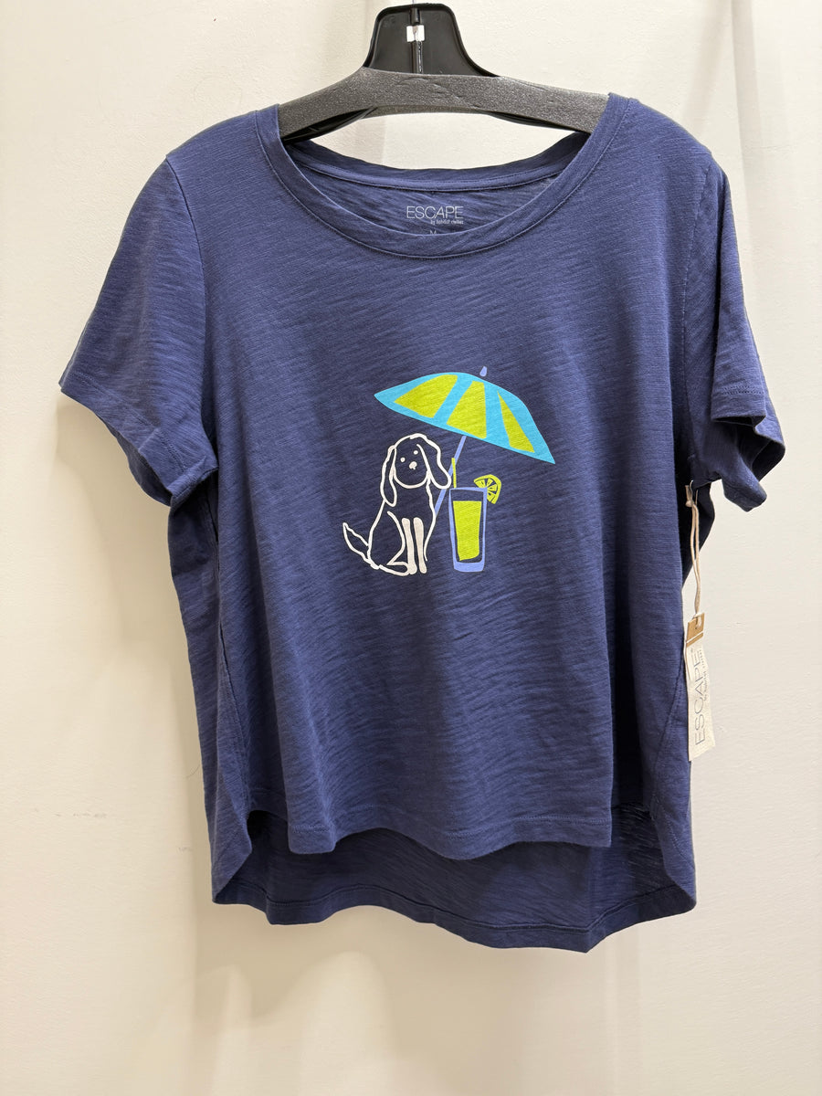 Destination Doggie Hi-Low Slub Tee