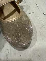 Kensie Girls Ballerina Shoes with Rhinestone Buckle