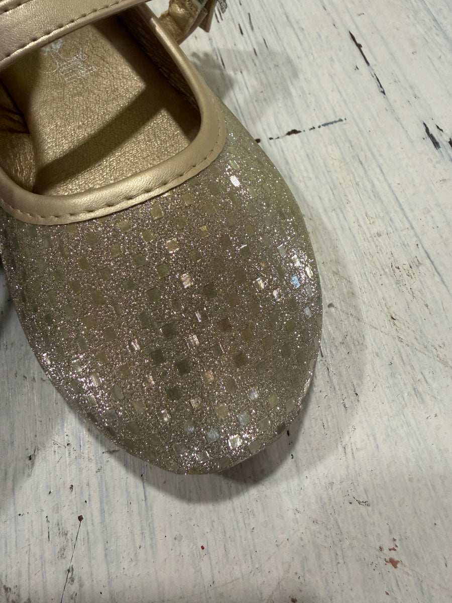 Kensie Girls Ballerina Shoes with Rhinestone Buckle