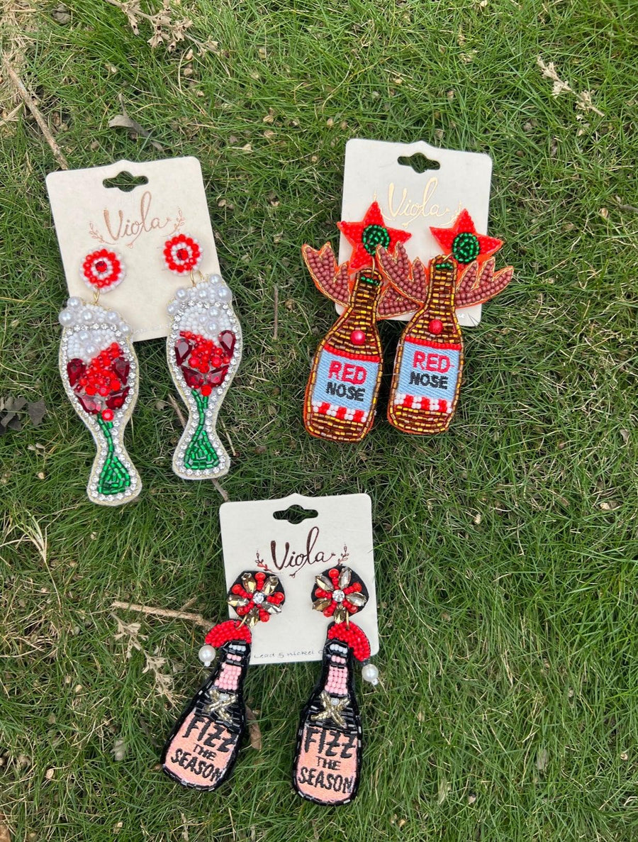 Holiday Earrings - Robin Boutique-Boutique 