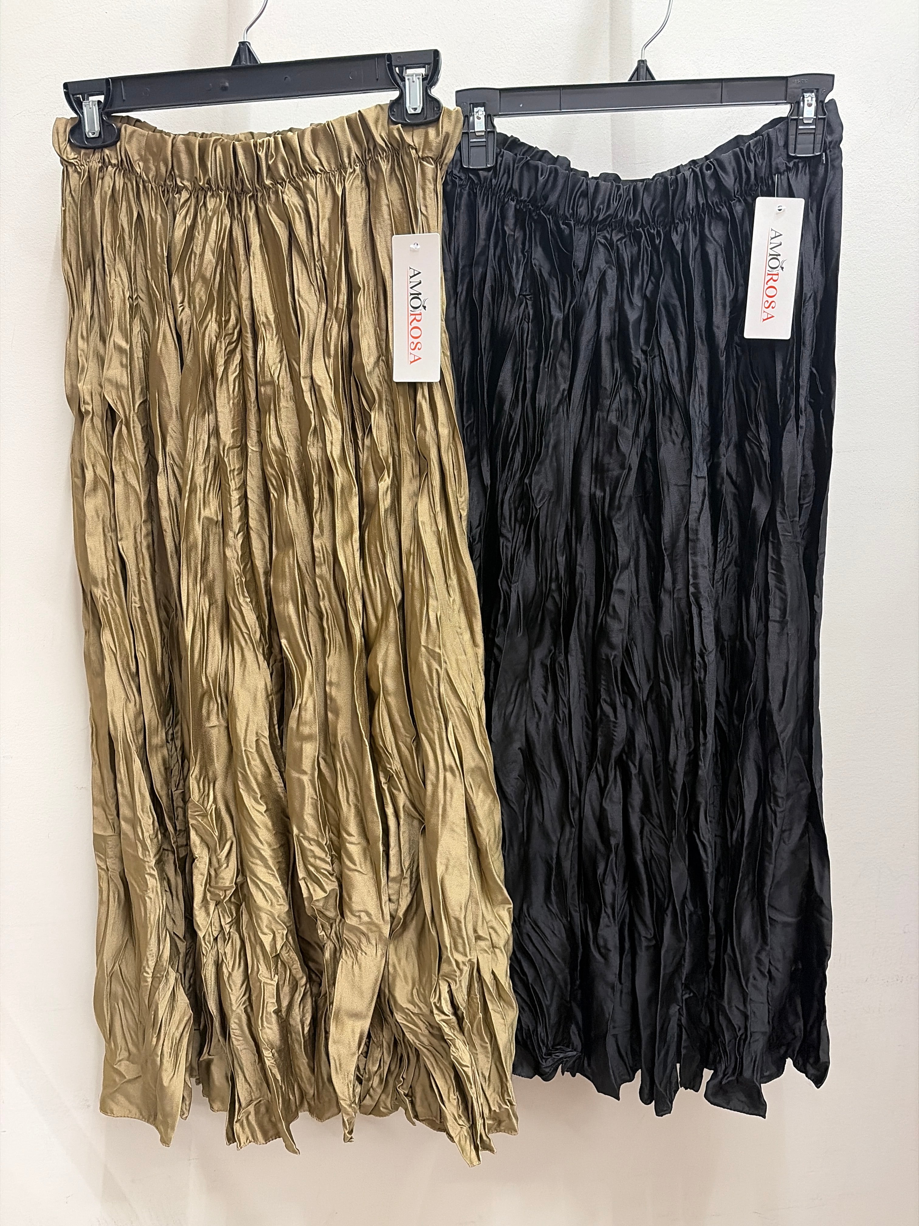 Crushed Skirt by Amorosa
