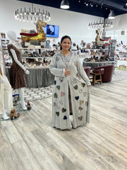 Patchwork Heart Long Duster by Paper Lace