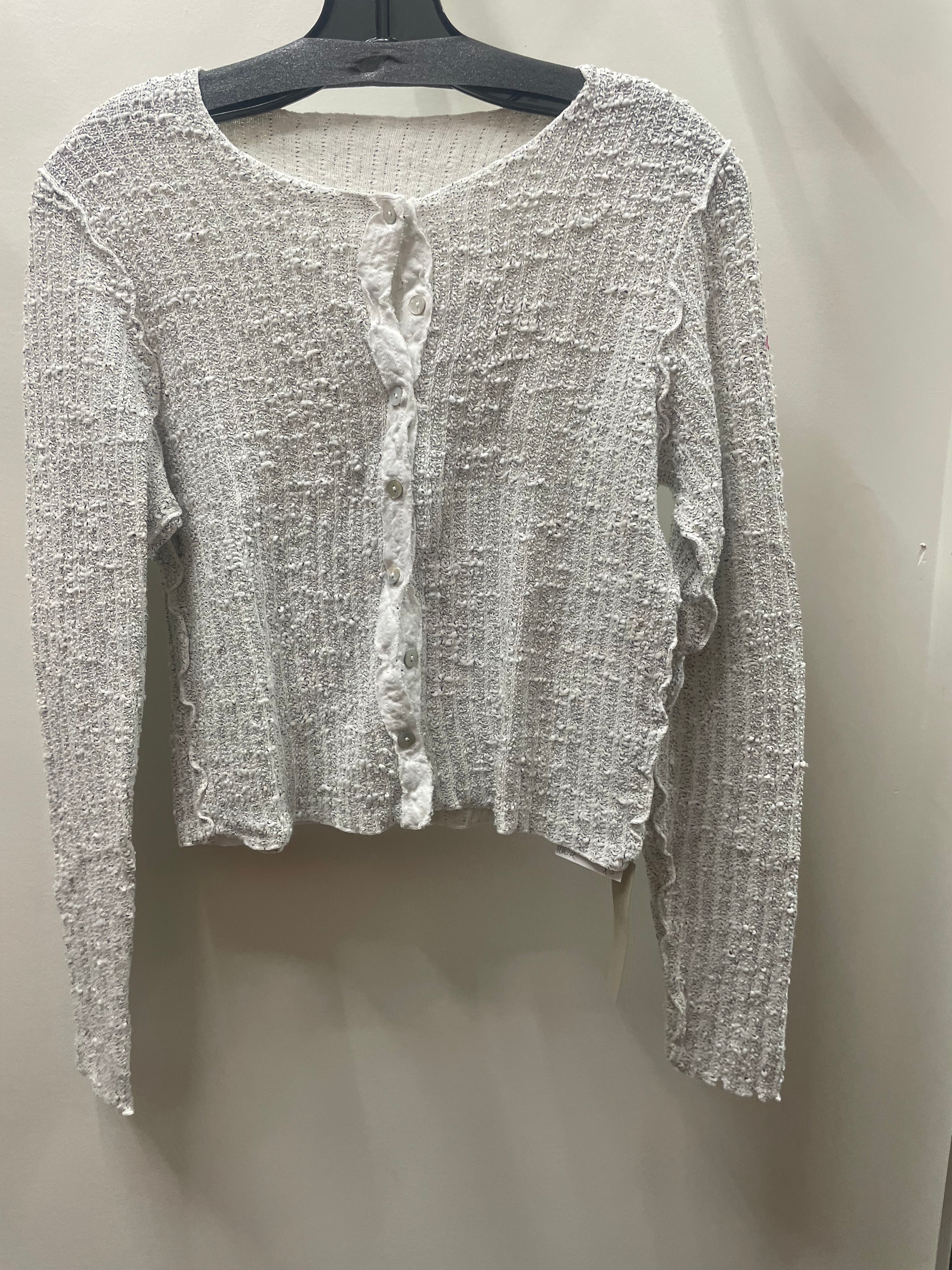 Texture Crop Cardigan by Cut Loose