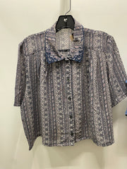 Reworked Flowy Crop Button Down #100