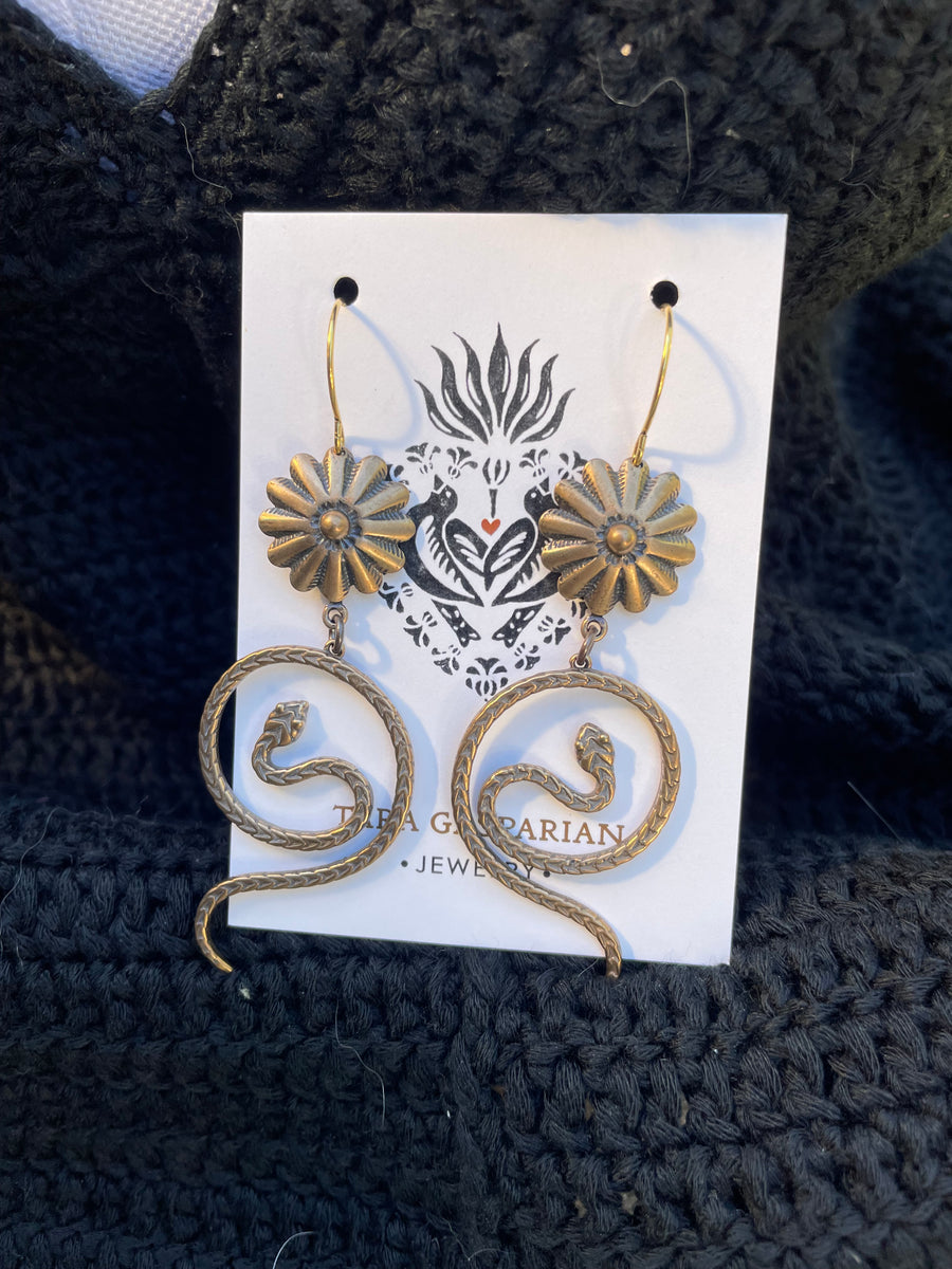 Twist Earrings by Tara Gasparian