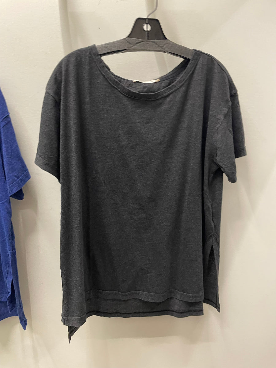 Mineral Washed Short Sleeve Tee by Rae Mode T9774 Robin Boutique