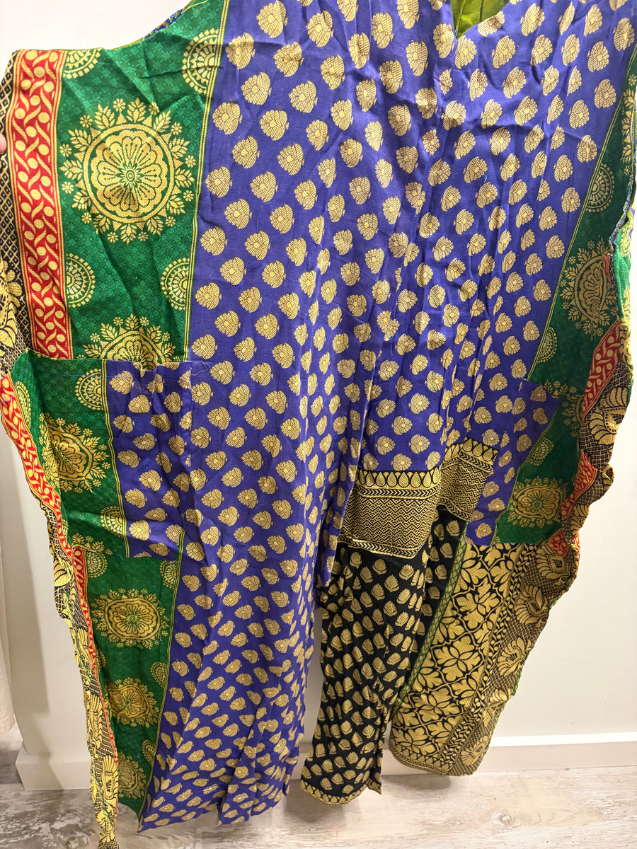 Duality Sari Harmony Wide Leg Jumpsuit #1039 by Kantha Bae