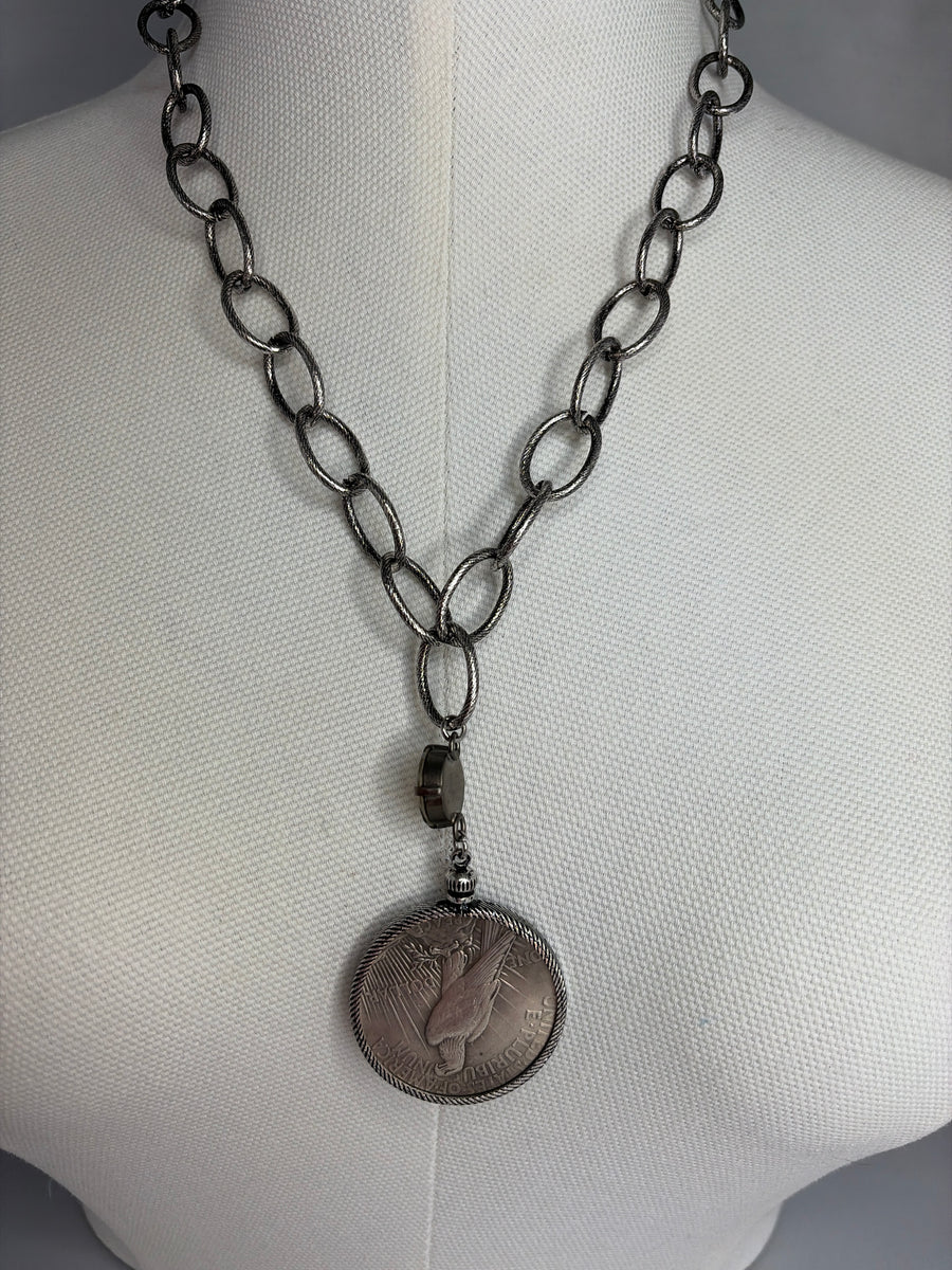 Coin Medallion Necklace