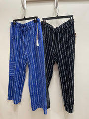 Driftwood Stripe J Pocket Flood Pant by Escape