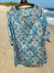 Breezy Cotton Beach Tunic by Escape