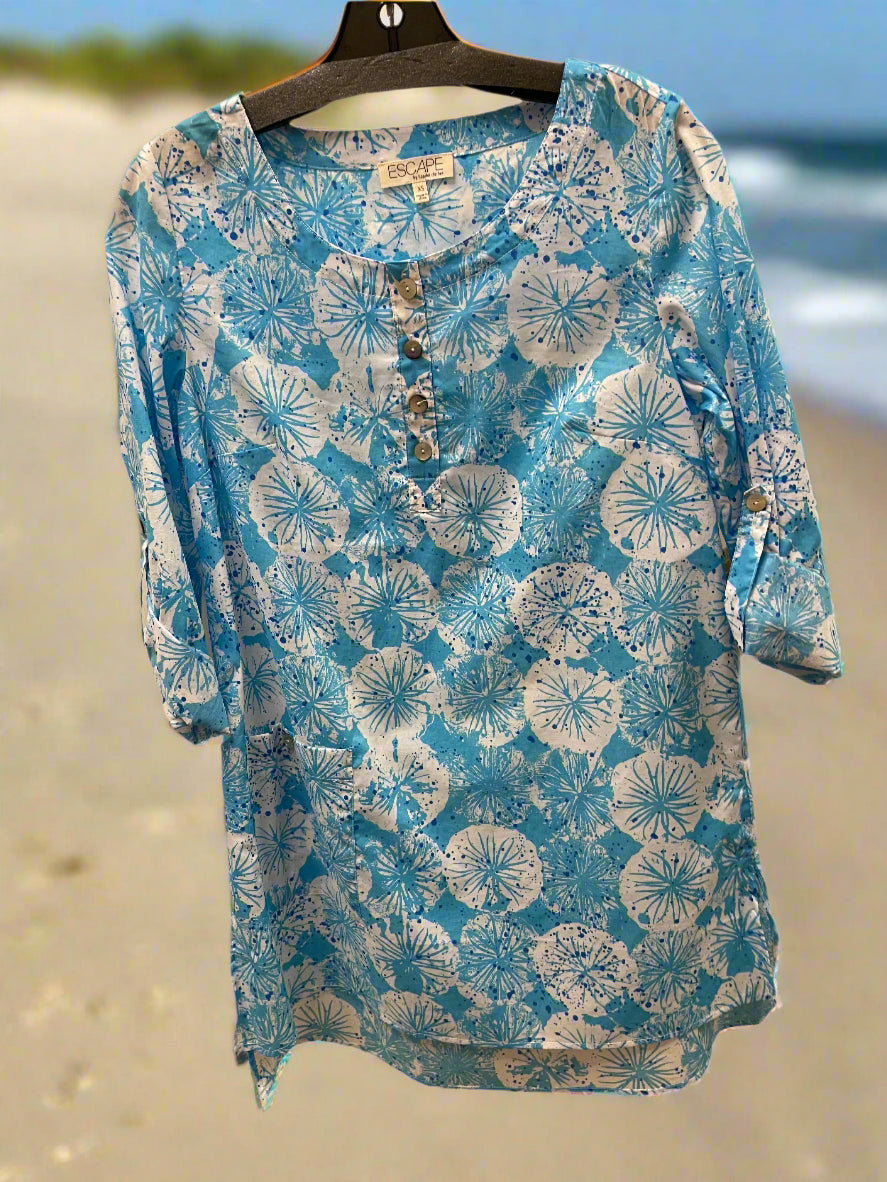 Breezy Cotton Beach Tunic by Escape