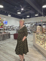 Ava Dress in Natural Print by Effie's Heart