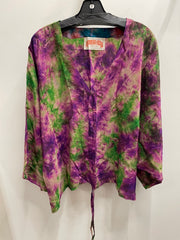 Crepe Silk Butterfly Top #015 by Kantha Bae