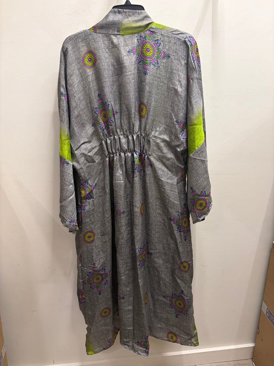 Rasgulla Sari Ruched Dress #200 by Kantha Bae