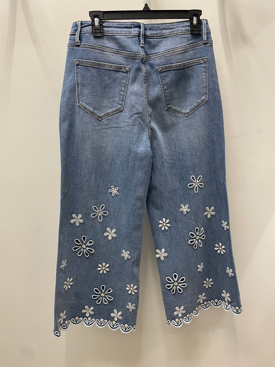 Martha Crop Doily Jean by Driftwood