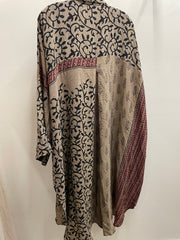 Crepe Sari Free To Be Longsleeve Maxi #132 by Kantha Bae