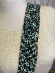 Turquoise Multi Beaded Belt by Bali Queen
