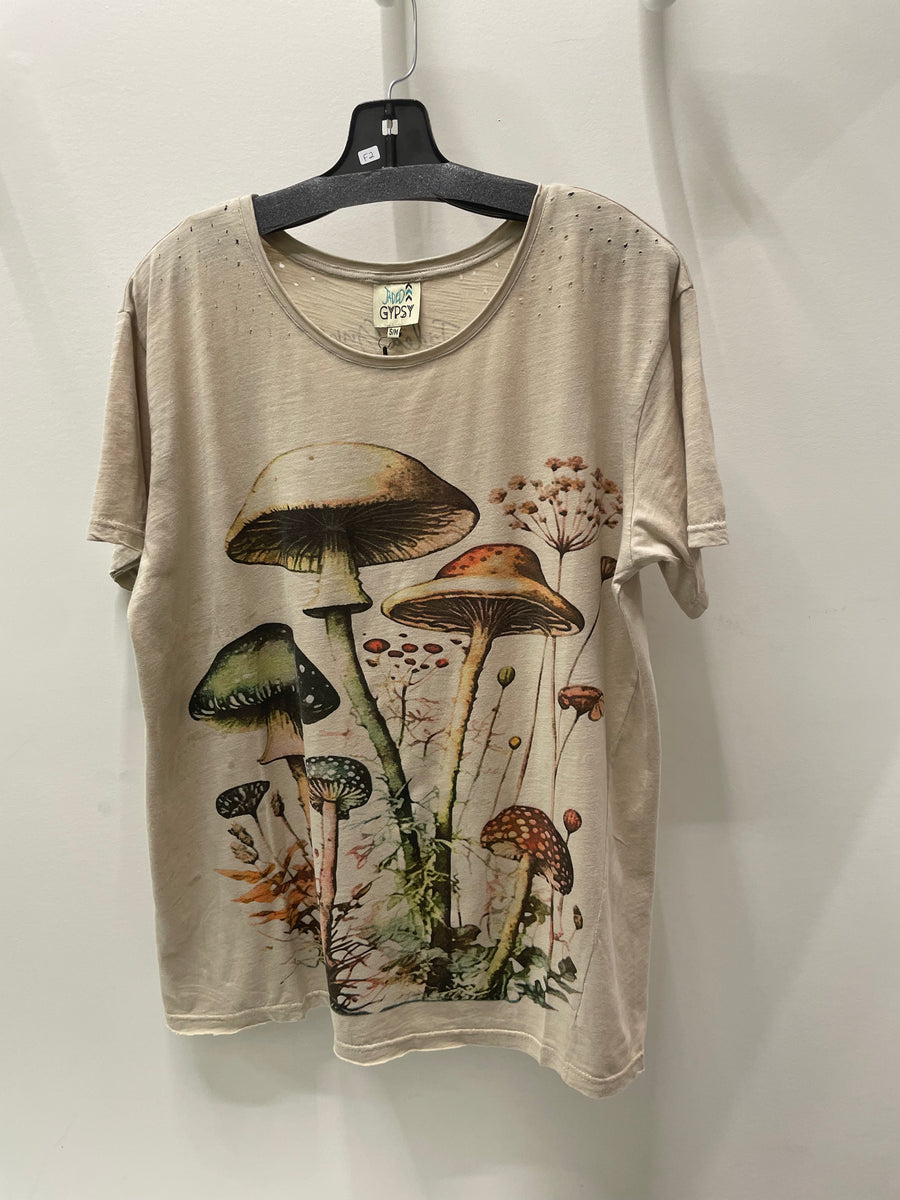 Mushroom Garden Tee by Jaded Gypsy